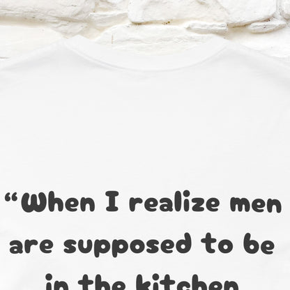 ’“When I realize men are ...." Funny Cat T-Shirt | Nunu&Miao Studio