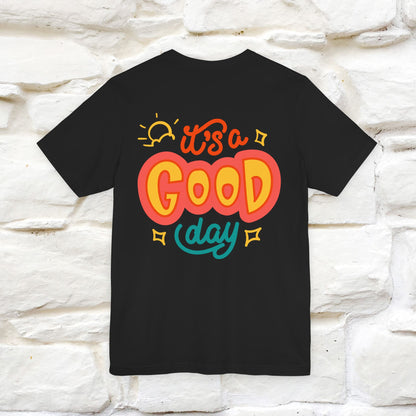 ""It's A Good Day" Cat T-Shirt| Front & Back Design | Nunu&Miao Studio - Nunu&Miao Studio