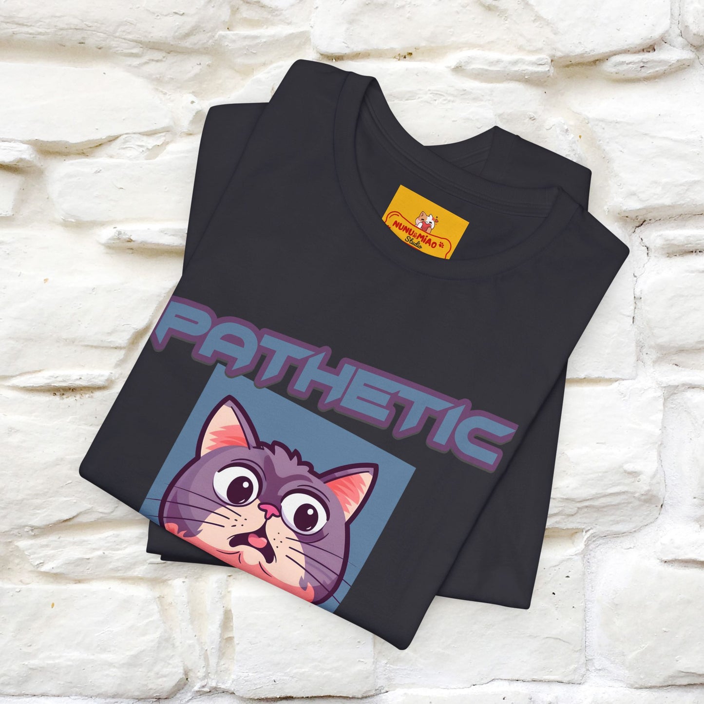 ''Pathetic Human'' | Funny Cat T-Shirt | Nunu&Miao Studio - Nunu&Miao Studio