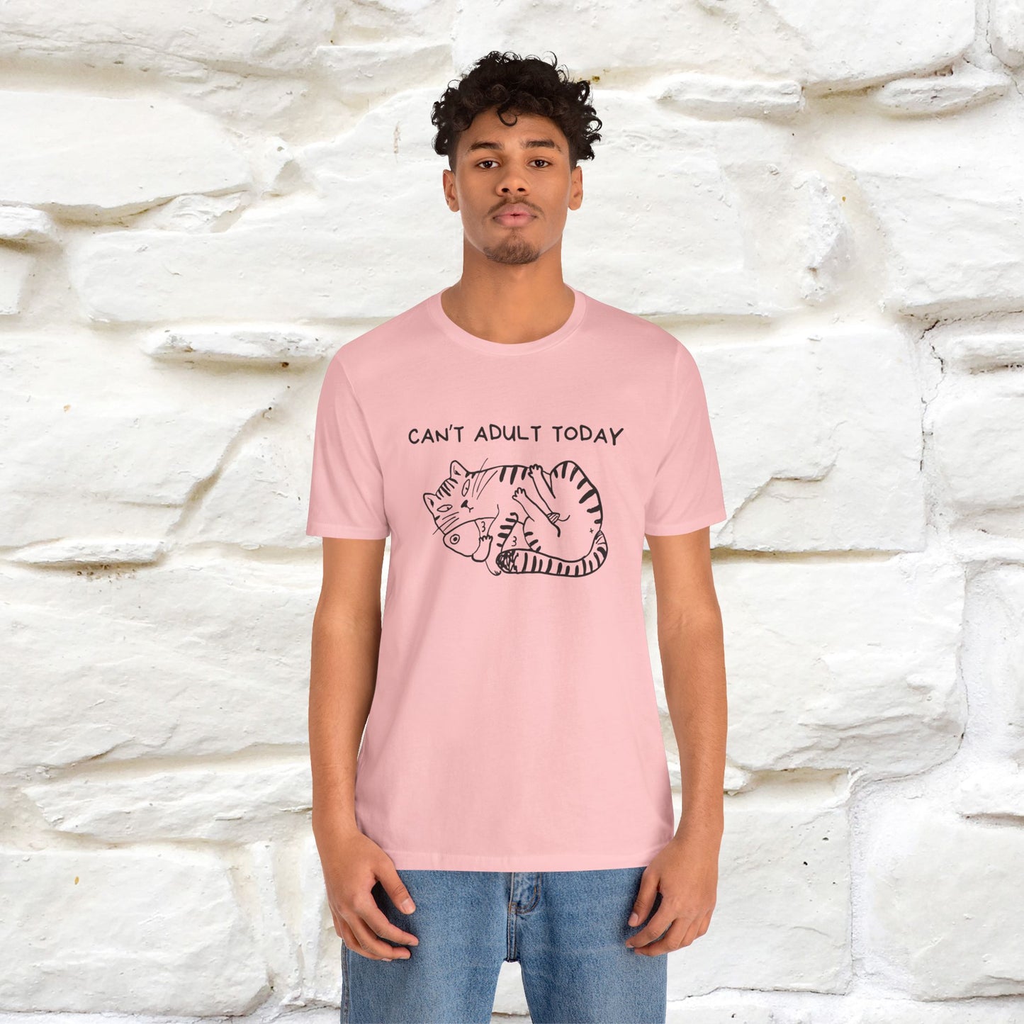 "Can't Adult Today" |Cat T-Shirt | Nunu&Miao Studio - Nunu&Miao Studio