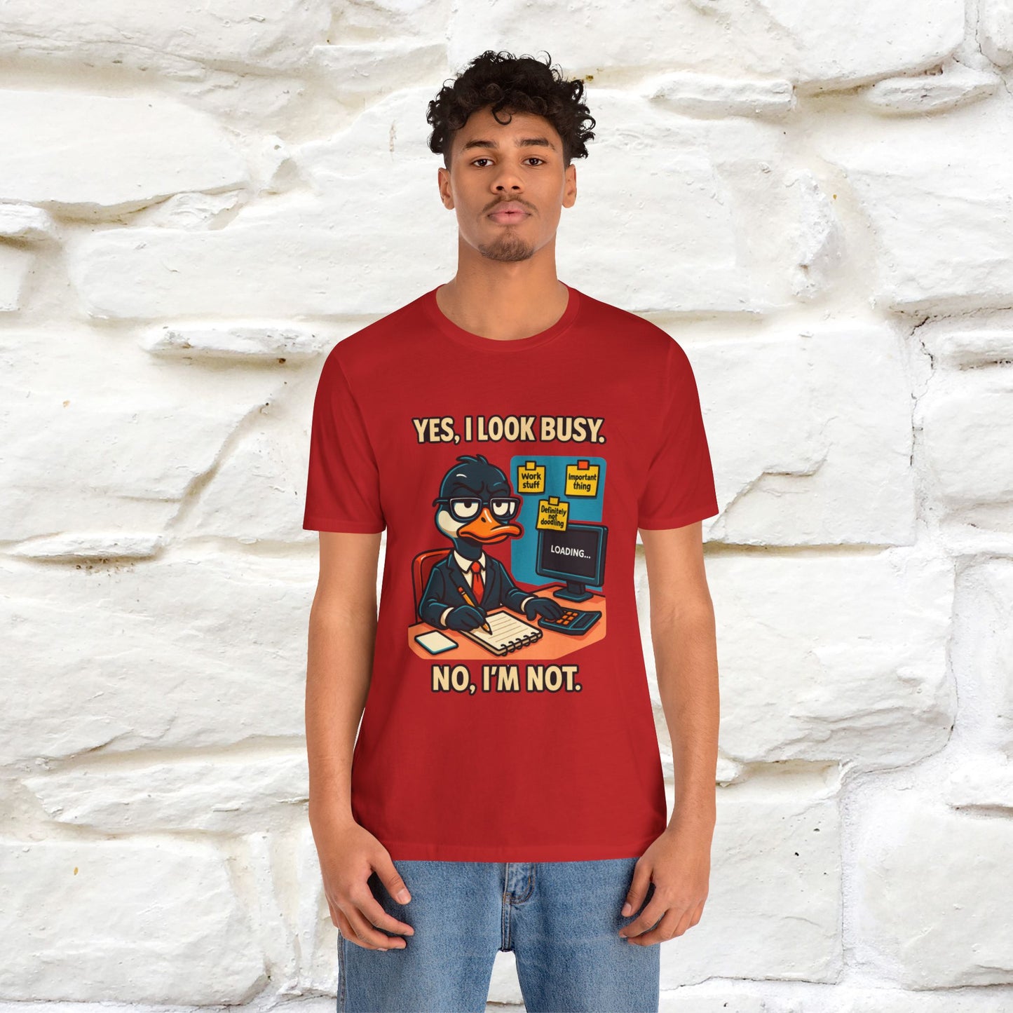 ''Yes, I Look Busy. No I'm Not.''|  Sarcastic Cat T-Shirt | Nunu&Miao Studio