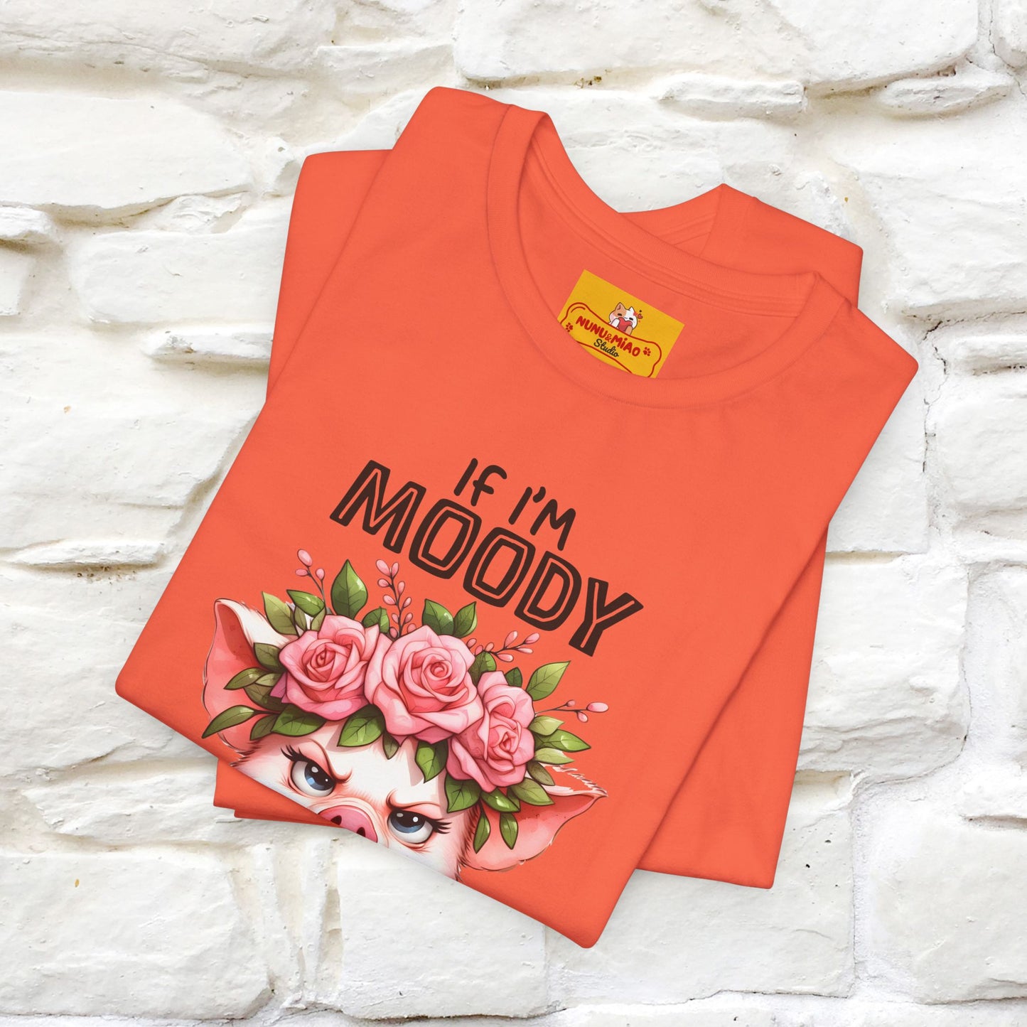 ''If I'm Moody Give Me Foody''| Funny T-Shirt | Nunu&Miao Studio