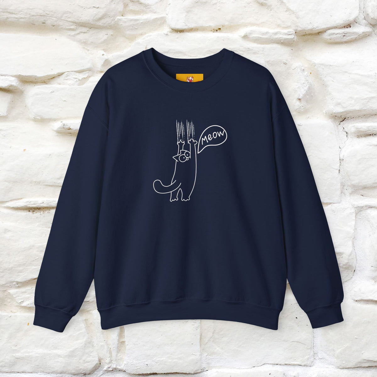 ''Meow.'' |Cat Sweatshirt | Nunu&Miao Studio