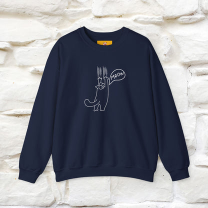 ''Meow.'' |Cat Sweatshirt | Nunu&Miao Studio