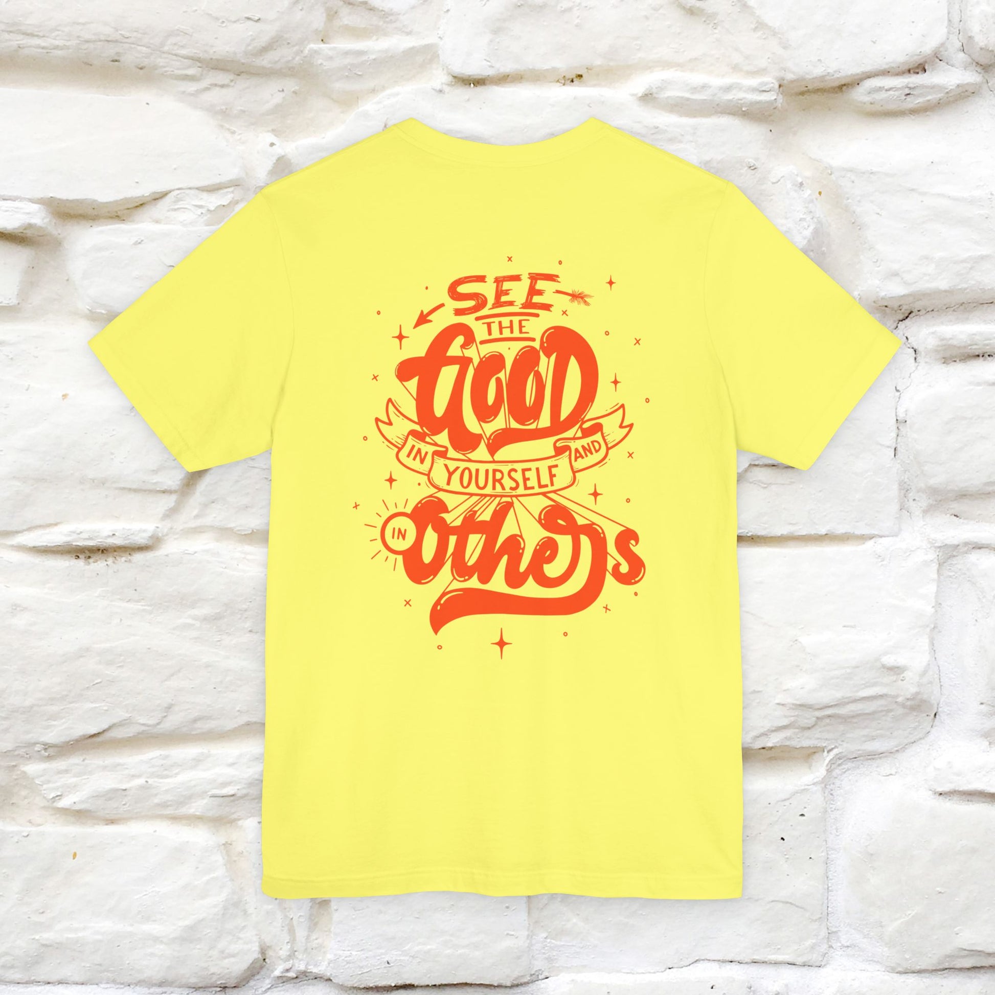 "See the Good in Yourself and Others" Cat T-Shirt | Front & Back Design | Nunu&Miao Studio - Nunu&Miao Studio