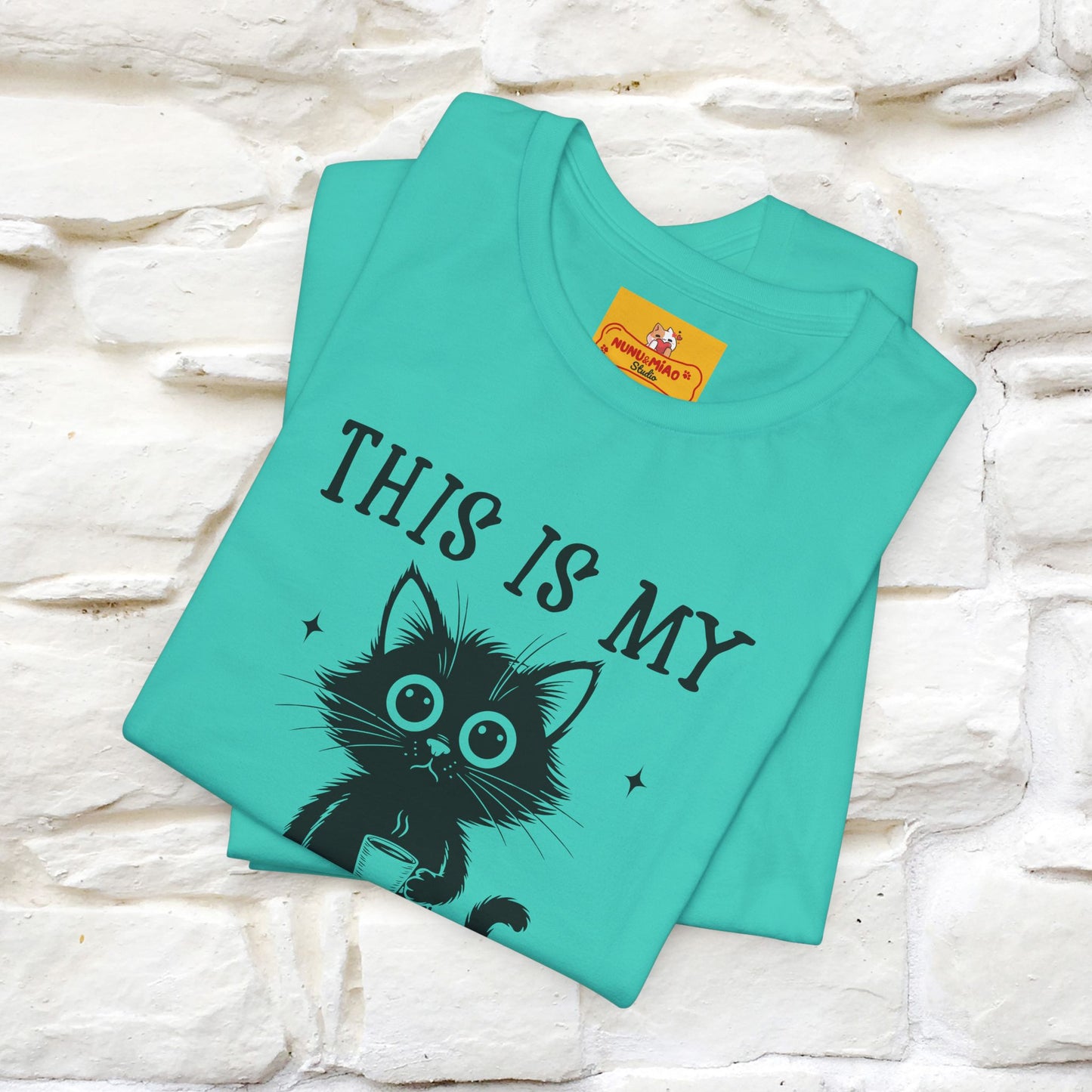 "This is My Awake Face" Cat T-Shirt | Funny Design | Nunu&Miao Studio - Nunu&Miao Studio