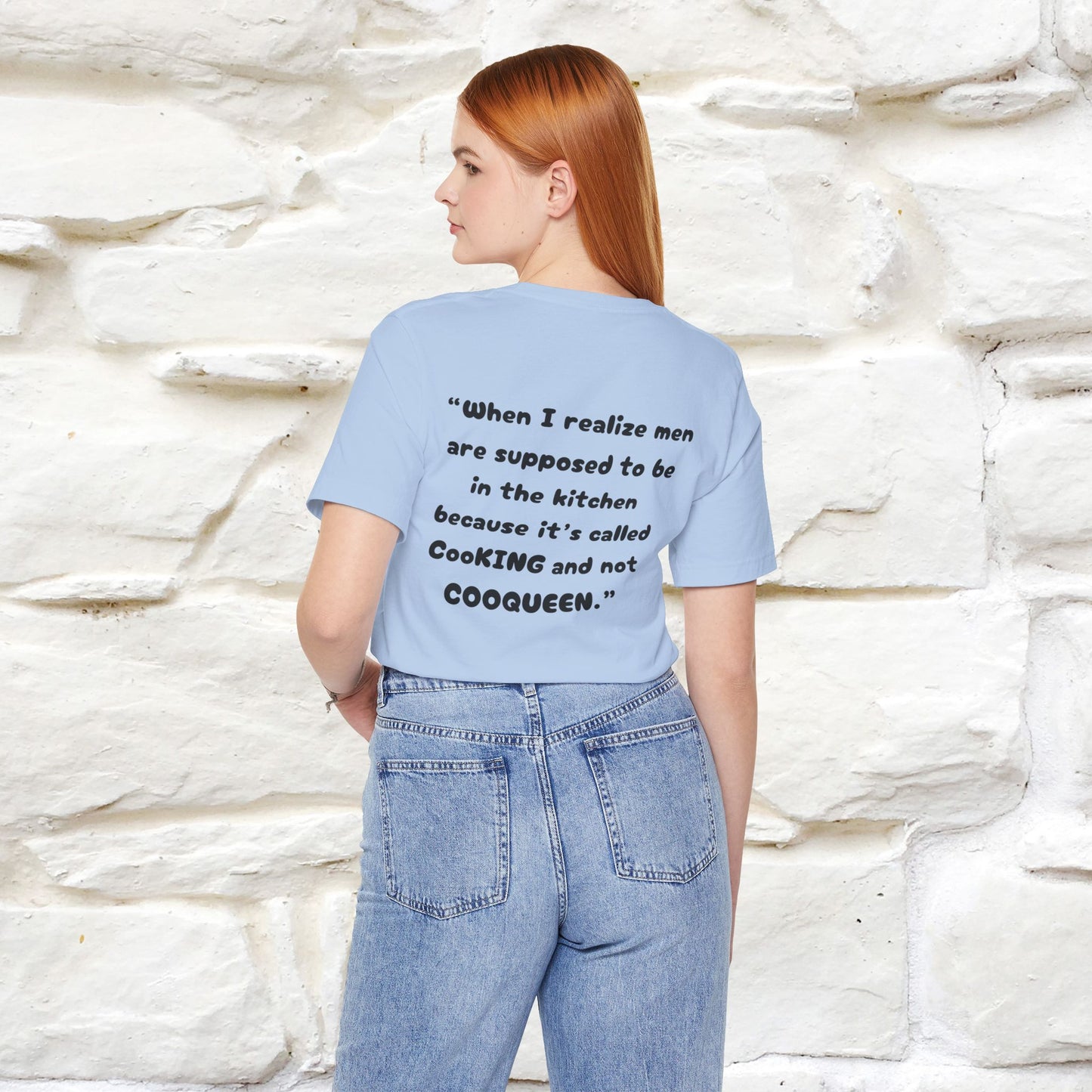 ’“When I realize men are ...." Funny Cat T-Shirt | Nunu&Miao Studio