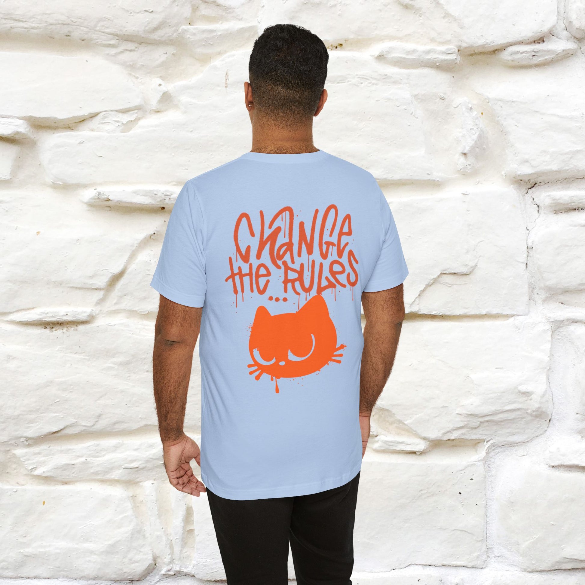 ''Change The Rules'' - Cat T-shirt -Nunu&Miao Studio - Nunu&Miao Studio