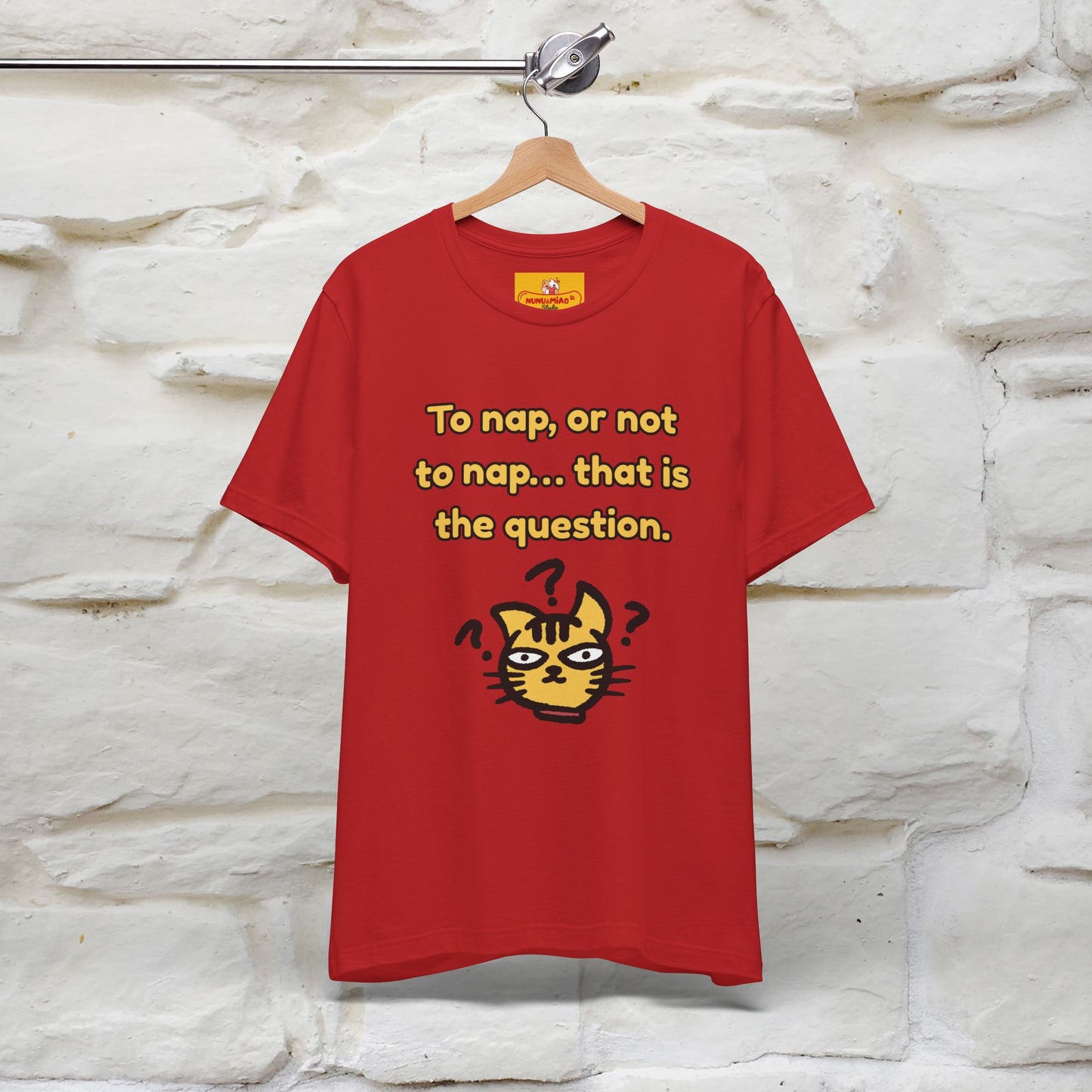 “To nap, or not to nap… that is the question.''| Funny T-Shirt | Nunu&Miao Studio