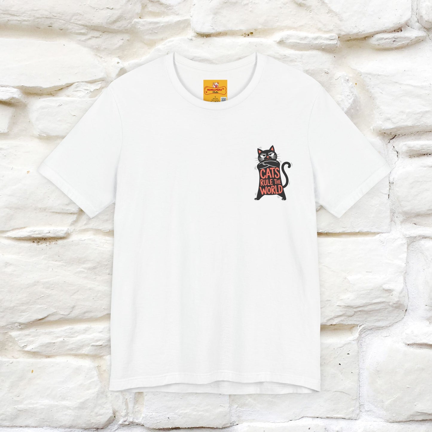 “Cats Rule The World” |Cat T-Shirt | Front & Back Design | Nunu&Miao Studio