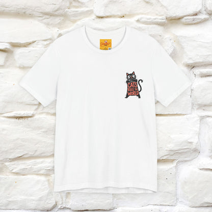 “Cats Rule The World” |Cat T-Shirt | Front & Back Design | Nunu&Miao Studio