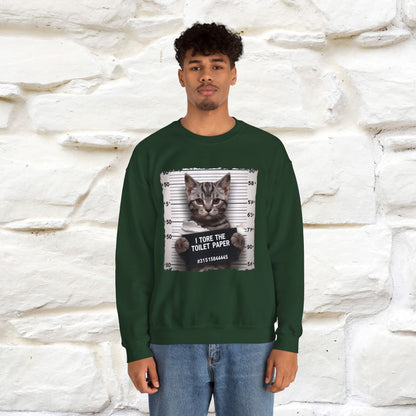 "I Tore The Toilet Paper.'' |Cat Sweatshirt | Nunu&Miao Studio