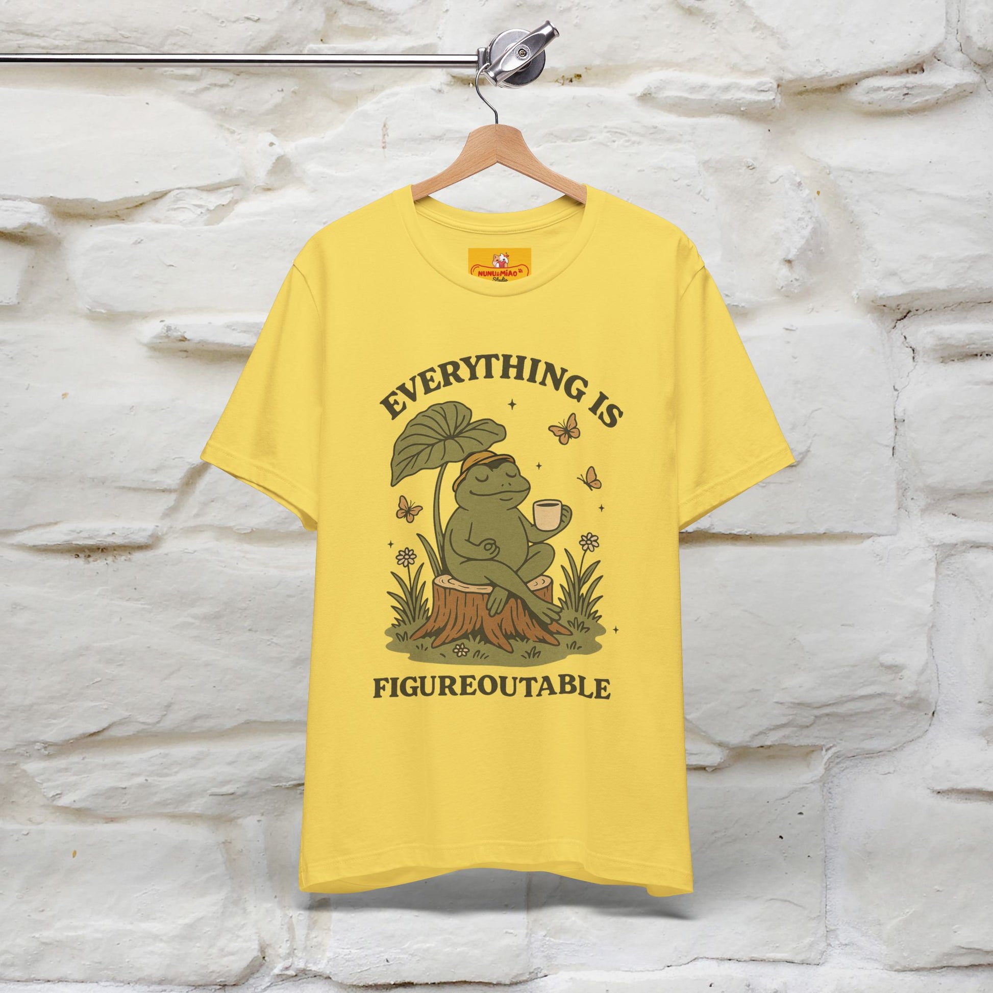 "Everything Is Fugureoutable"| Lifestyle Shirt |Nunu&Miao Studio - Nunu&Miao Studio