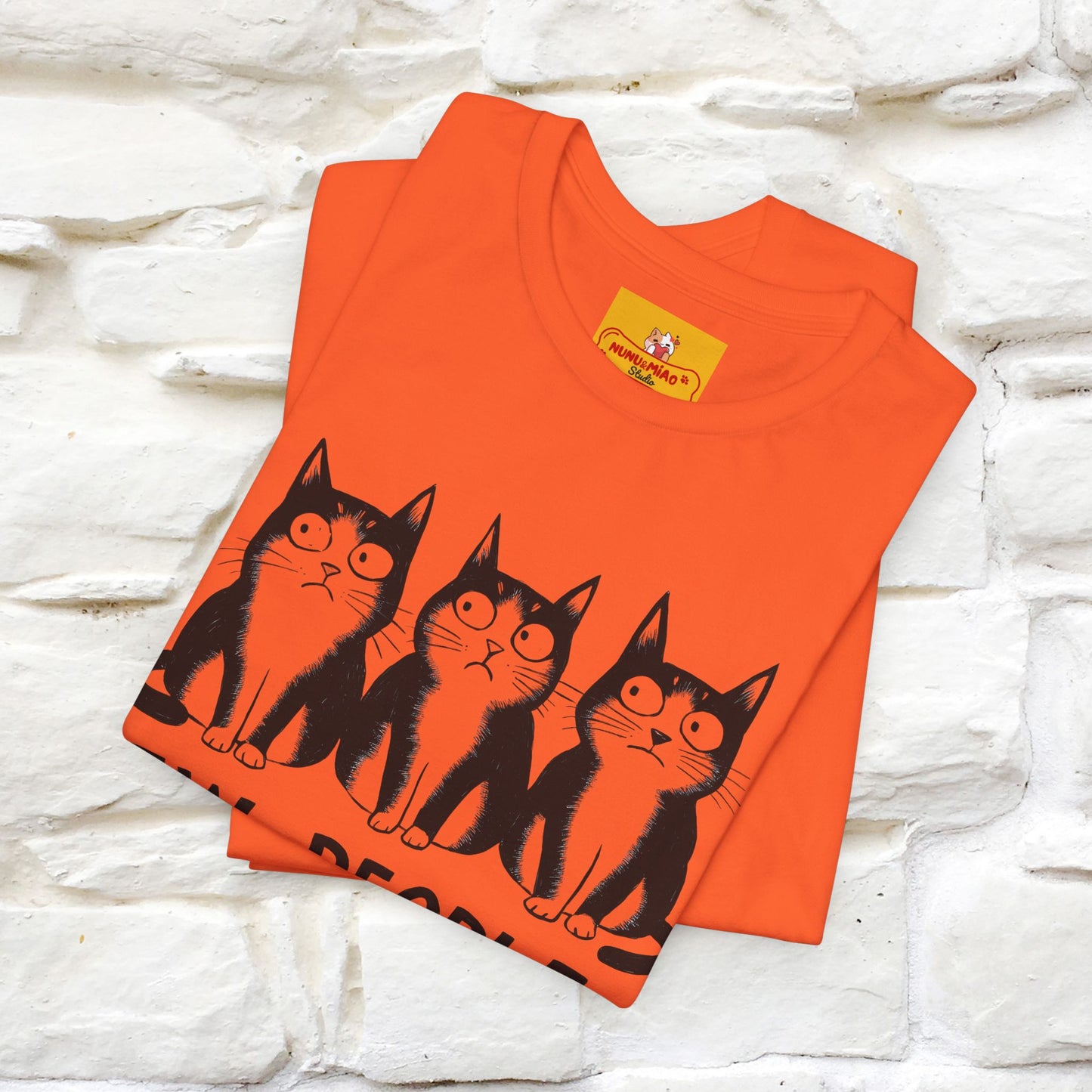Ew, People | Funny Cat T-Shirt | Nunu&Miao Studio - Nunu&Miao Studio