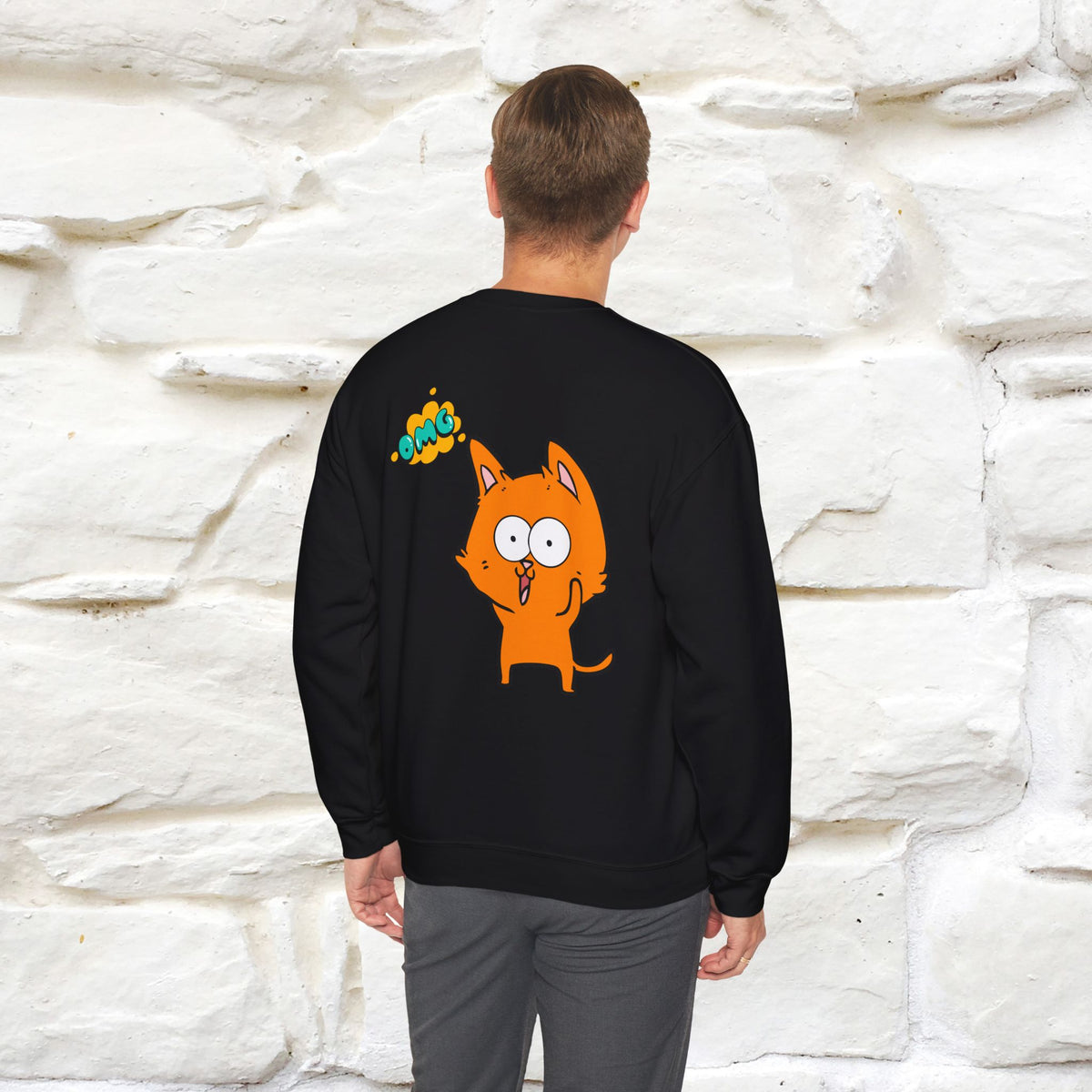 "OMG'' |Cat Sweatshirt | Nunu&Miao Studio