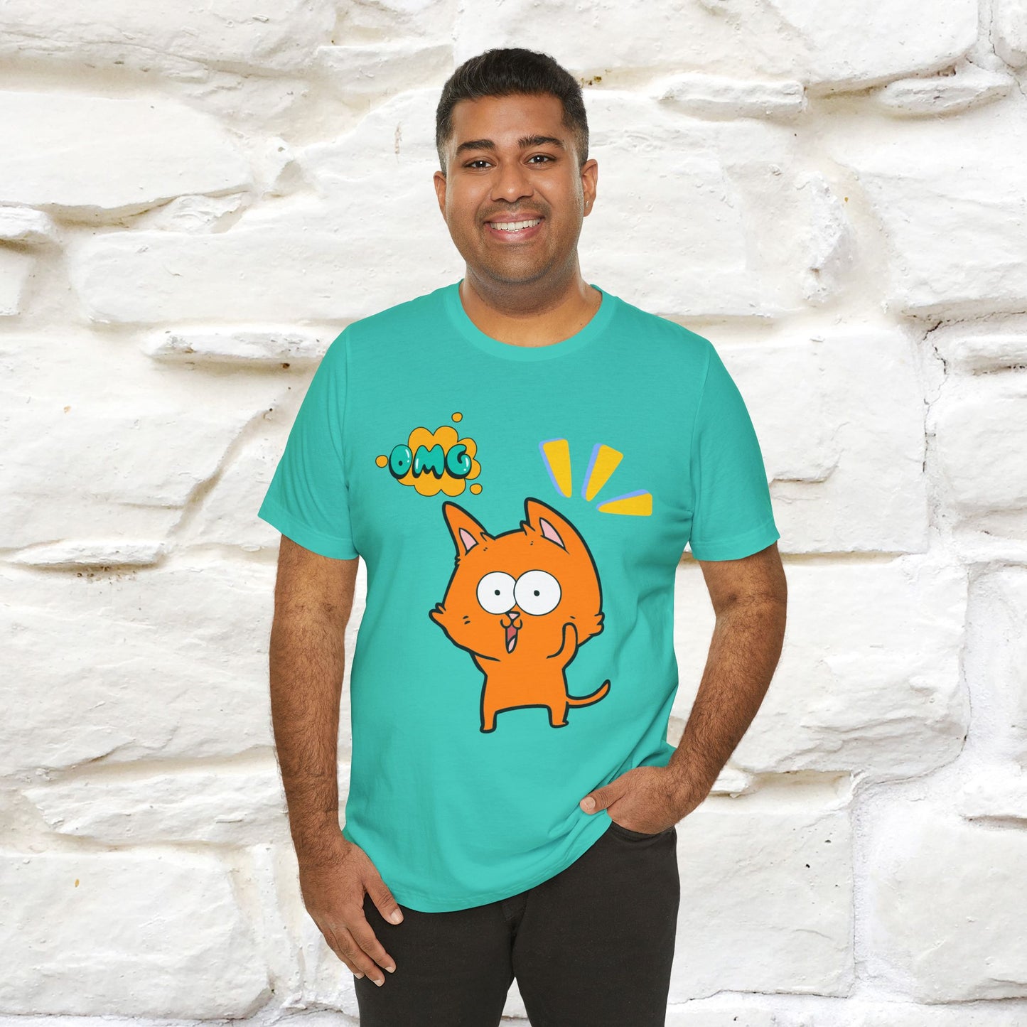 ''Oh My God'' Cat T-Shirt | Nunu&Miao Studio - Nunu&Miao Studio