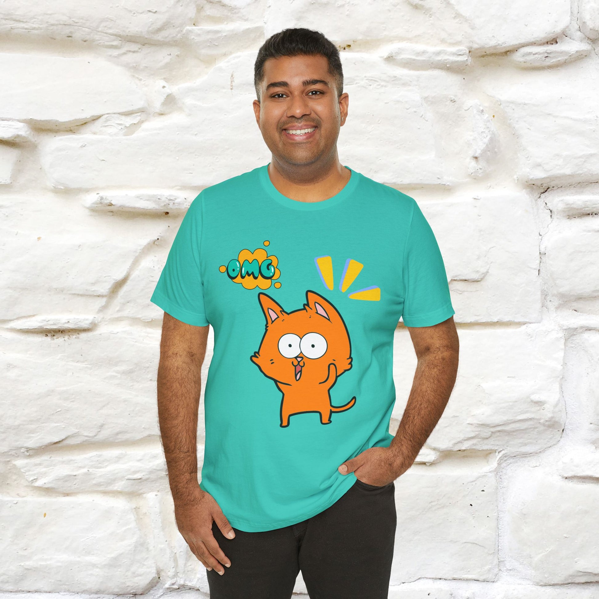 ''Oh My God'' Cat T-Shirt | Nunu&Miao Studio - Nunu&Miao Studio