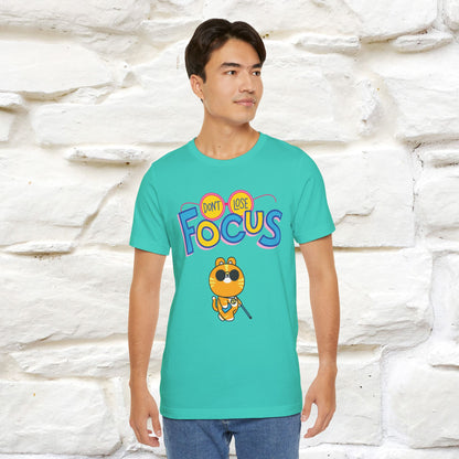''Don’t Lose Focus'' Cat T-Shirt | Nunu&Miao Studio - Nunu&Miao Studio