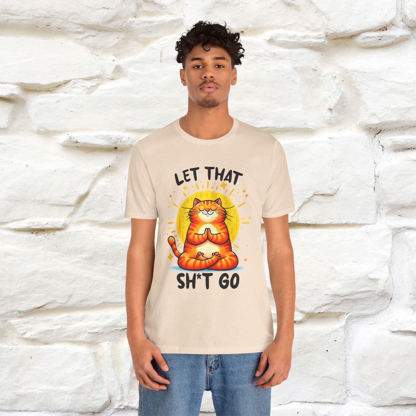 "Let That Sh*t Go" Cat T-shirt |Nunu&Miao Studio - Nunu&Miao Studio
