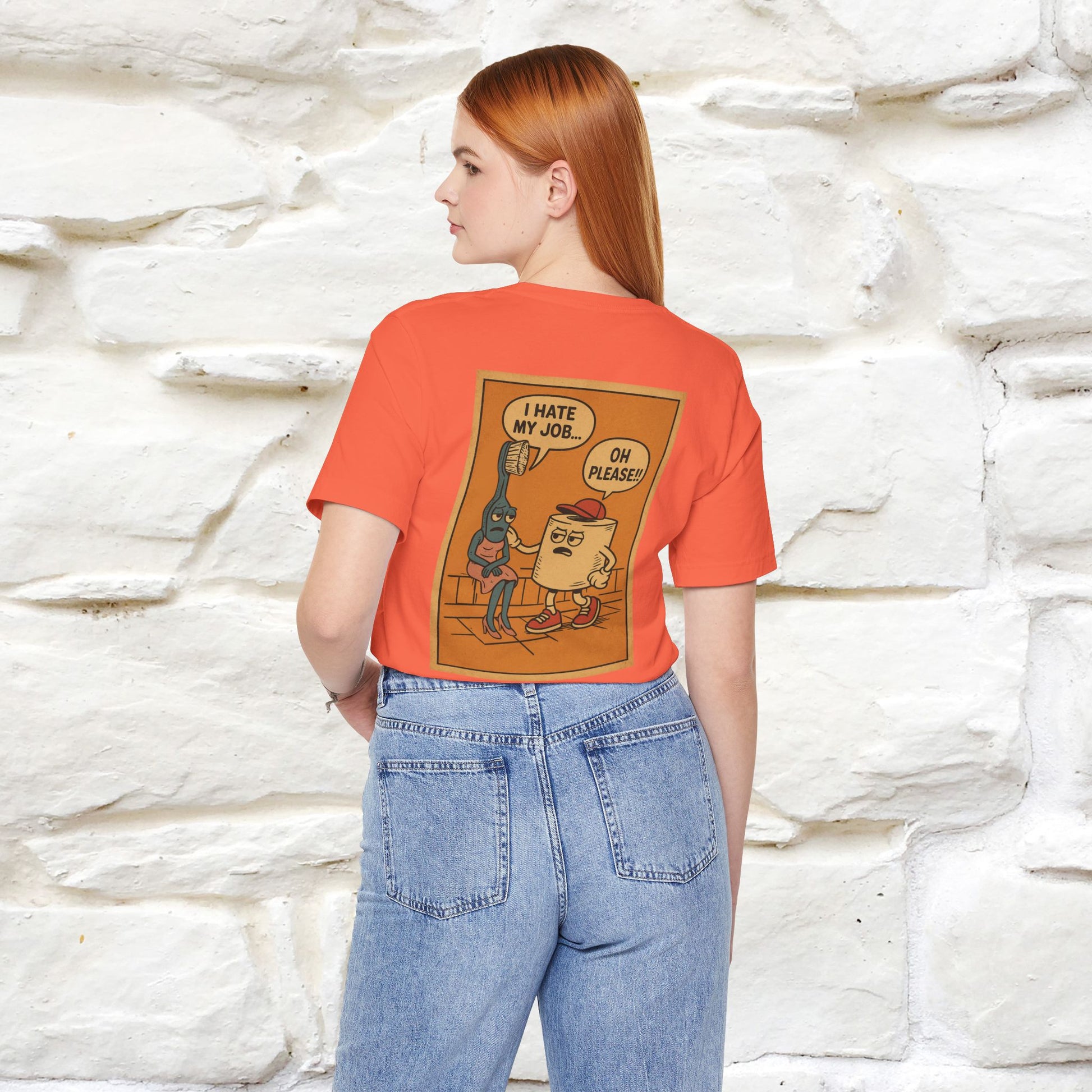 "I Hate My Job ... Oh Please" Funny Cat T-shirt |Nunu&Miao Studio - Nunu&Miao Studio