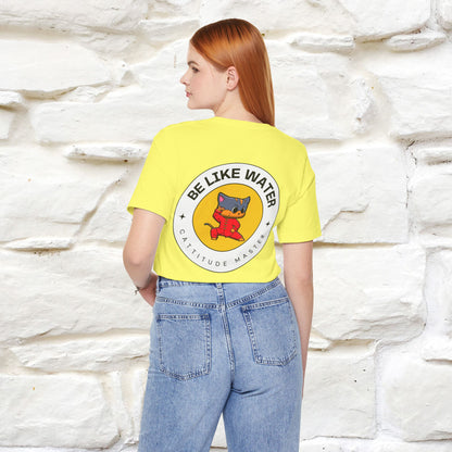 "Be Like Water: Cattitude Master | Cat T-Shirt |Nunu&Miao Studio - Nunu&Miao Studio