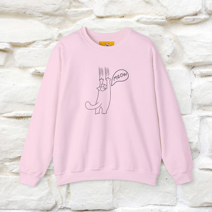 ''Meow.'' |Cat Sweatshirt | Nunu&Miao Studio