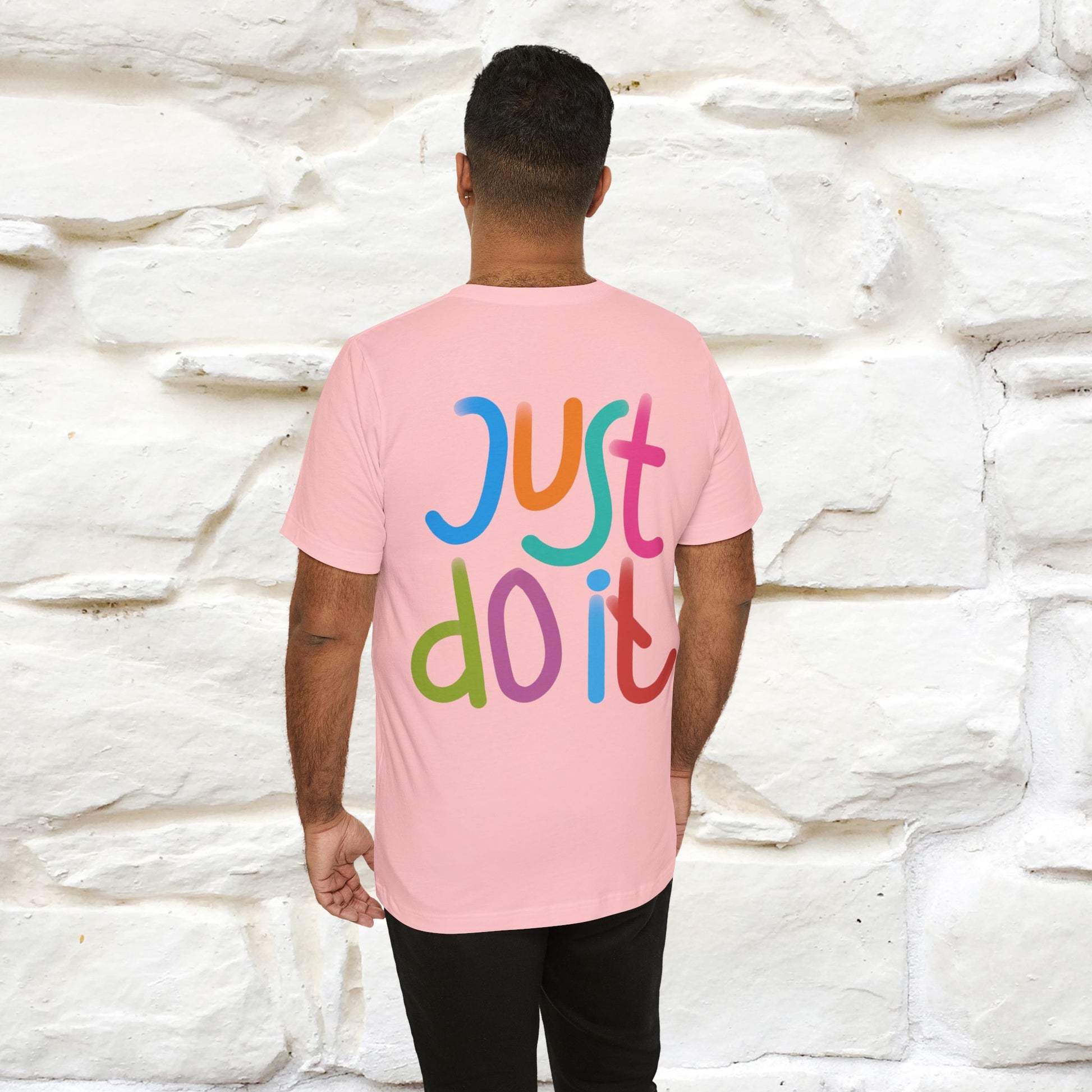 "Yes, Just Do It" Cat T-Shirt| Front & Back Design | Nunu&Miao Studio - Nunu&Miao Studio