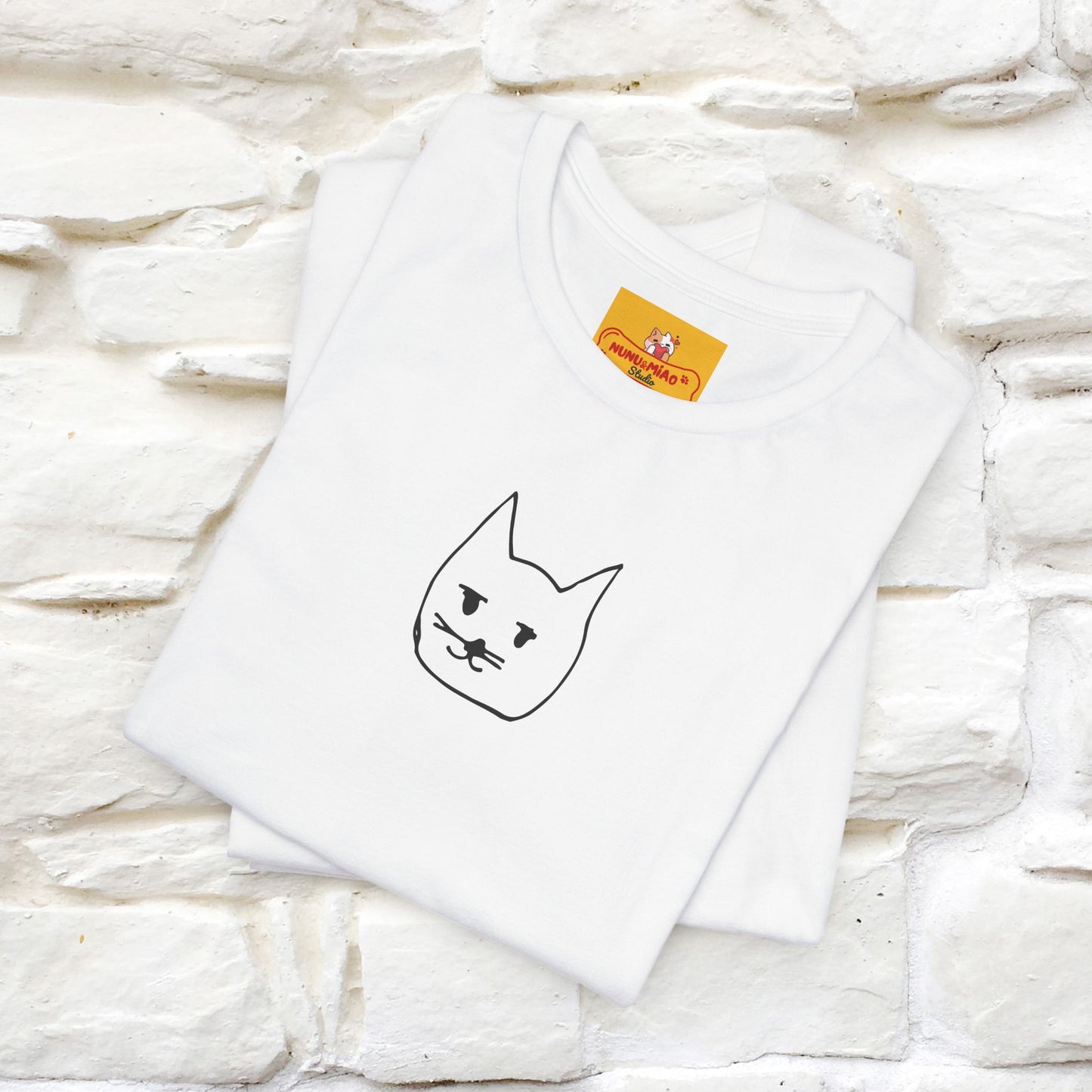 "Caos'' Cat T-Shirt Front and Back Design | Nunu&Miao Studio - Nunu&Miao Studio