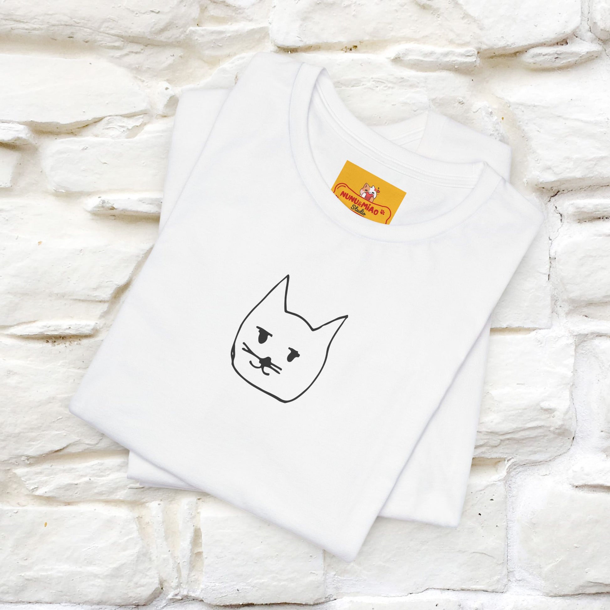 "Caos'' Cat T-Shirt Front and Back Design | Nunu&Miao Studio - Nunu&Miao Studio