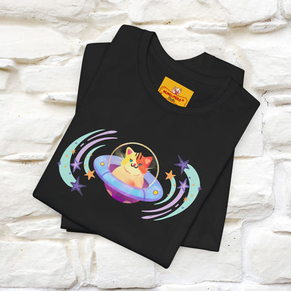 "Stay Positive'' Cat T-Shirt | Front & Back Design | Nunu&Miao Studio - Nunu&Miao Studio