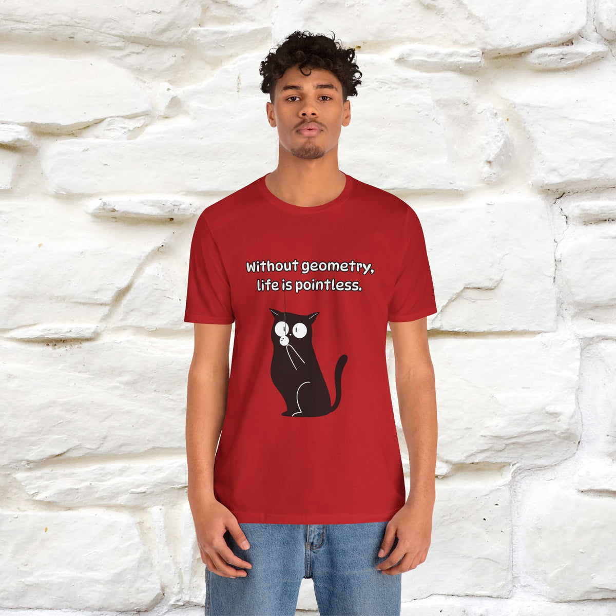 ''Without geometry, life is pointless.''| Funny T-Shirt | Nunu&Miao Studio