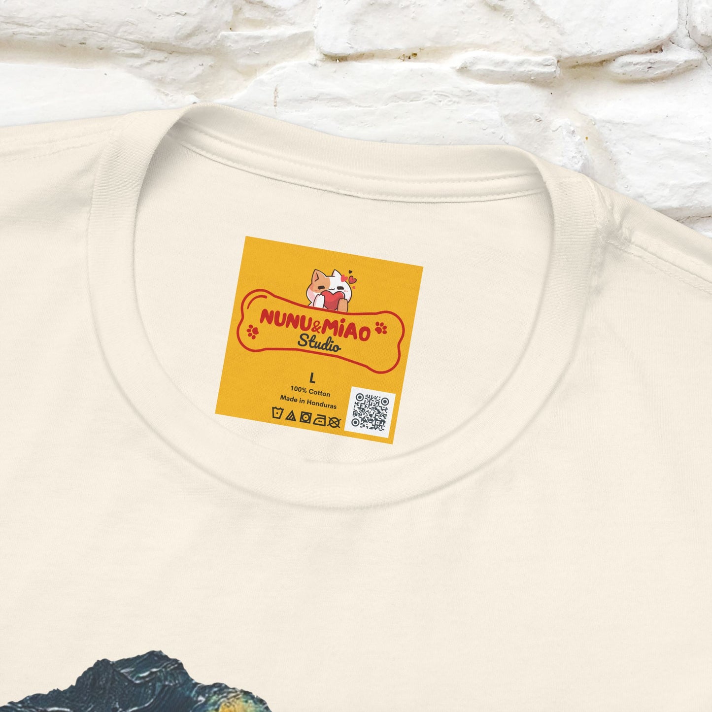 “Miaoolight.” | Cat T-Shirt | Front & Back Design | Nunu&Miao Studio