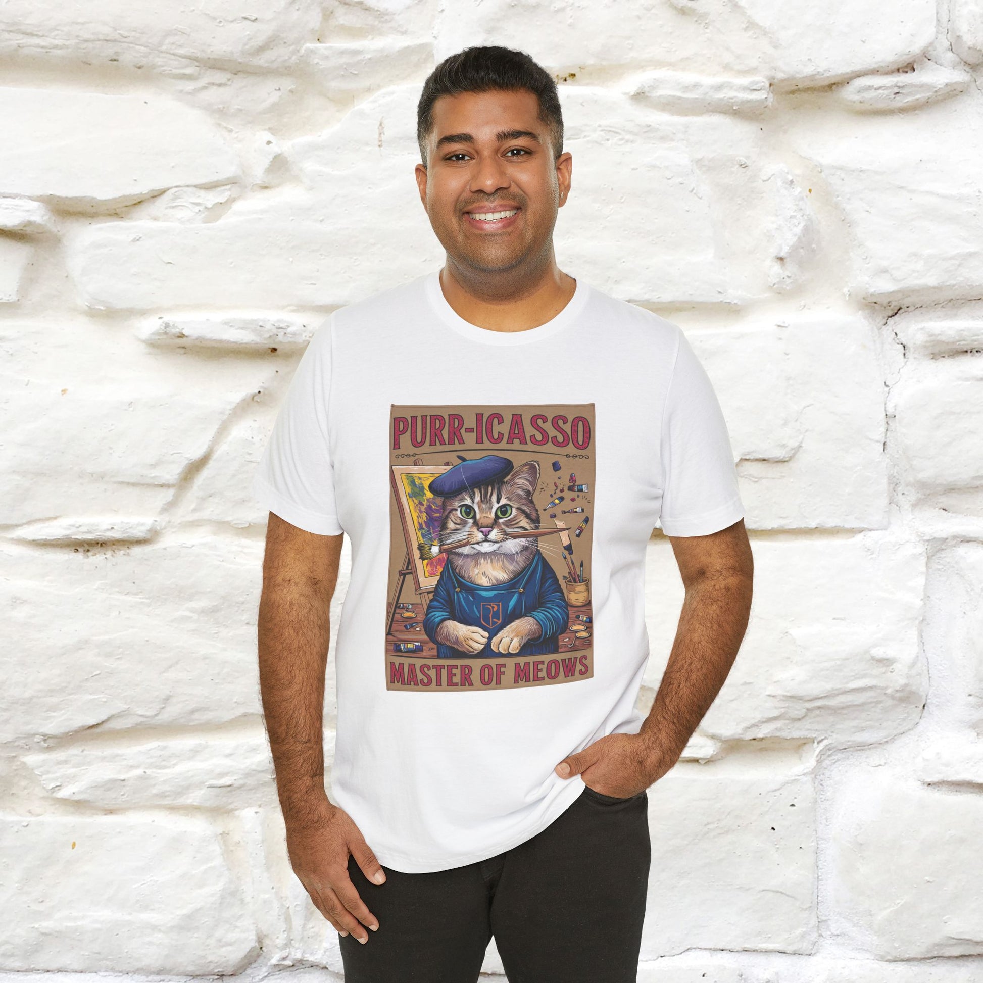 ''Purr-Icasso Masters Of Meows'' | CatT-Shirt | Nunu&Miao Studio - Nunu&Miao Studio