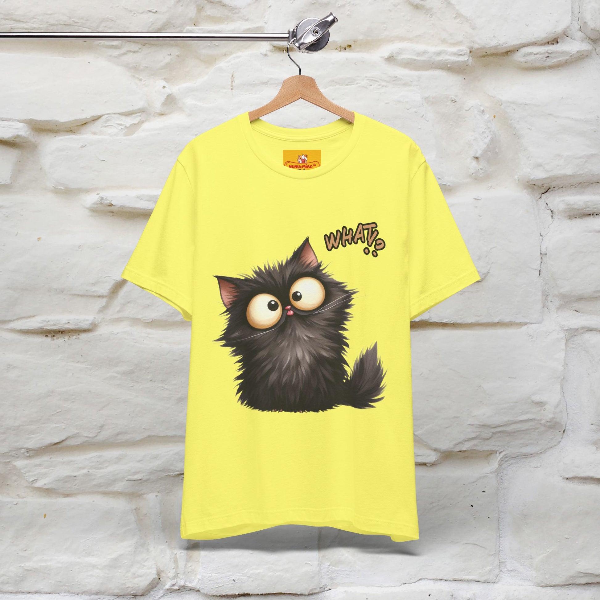 ''What ?'' | Cat T-Shirt  | Nunu&Miao Studio - Nunu&Miao Studio