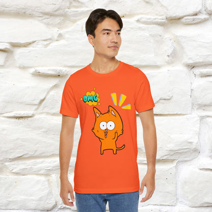 ''Oh My God'' Cat T-Shirt | Nunu&Miao Studio - Nunu&Miao Studio