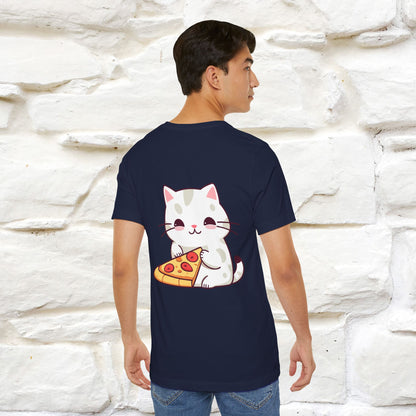 "I Love Pizza"| Cat T-shirt | Nunu&Miao Studio - Nunu&Miao Studio
