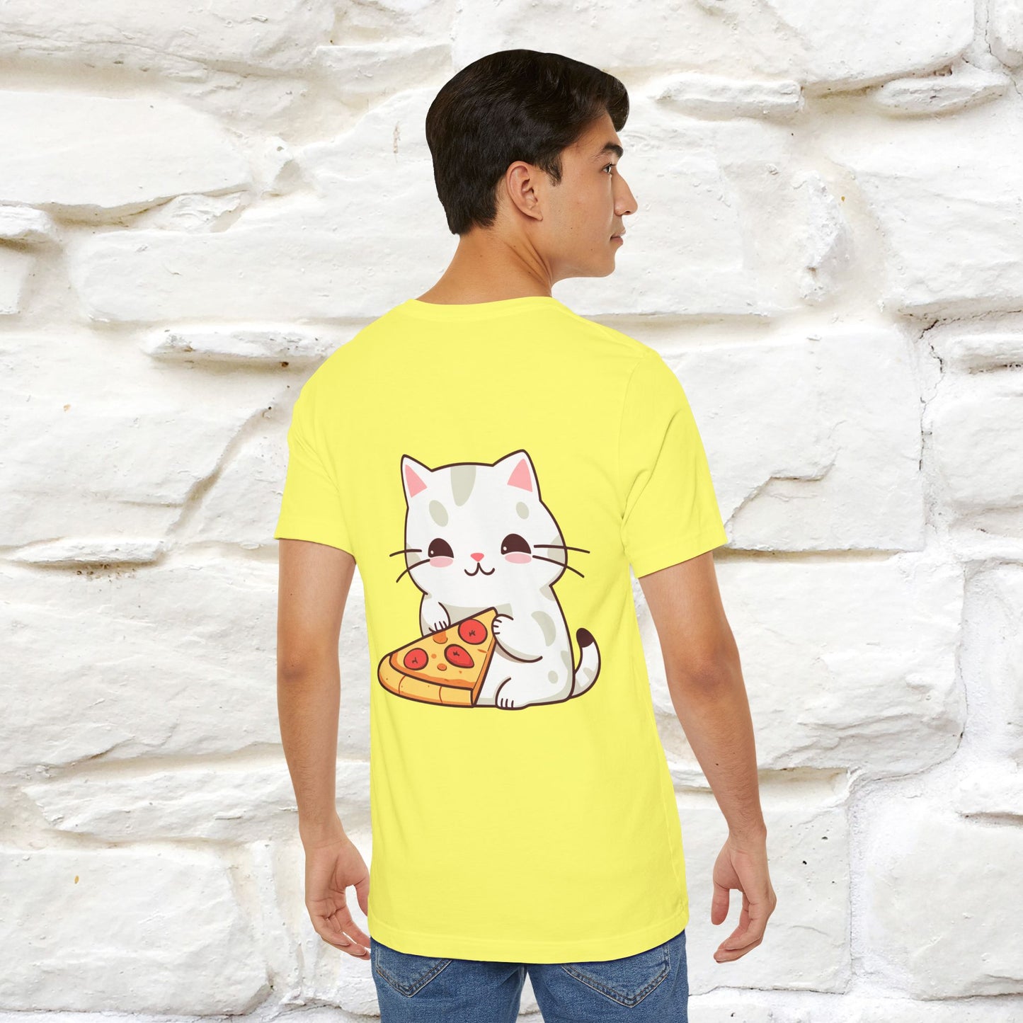 "I Love Pizza"| Cat T-shirt | Nunu&Miao Studio - Nunu&Miao Studio