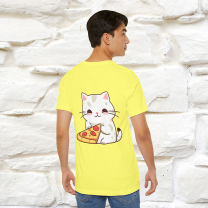 "I Love Pizza"| Cat T-shirt | Nunu&Miao Studio - Nunu&Miao Studio