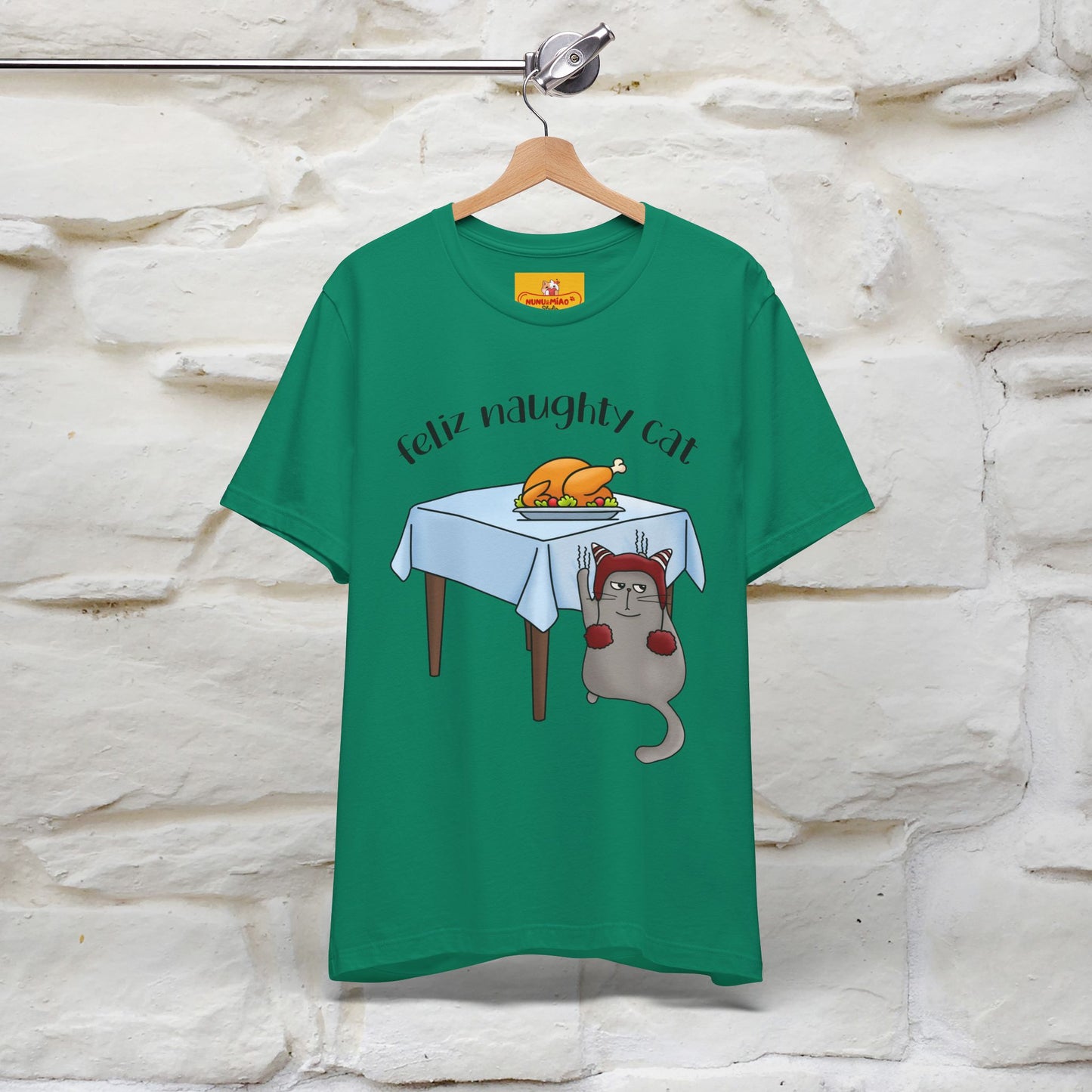 "Feliz Naughty Cat" |Funny Cat T-Shirt | Nunu&Miao Studio