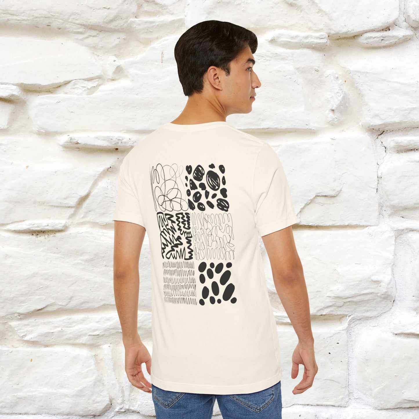 "Caos'' Cat T-Shirt Front and Back Design | Nunu&Miao Studio - Nunu&Miao Studio