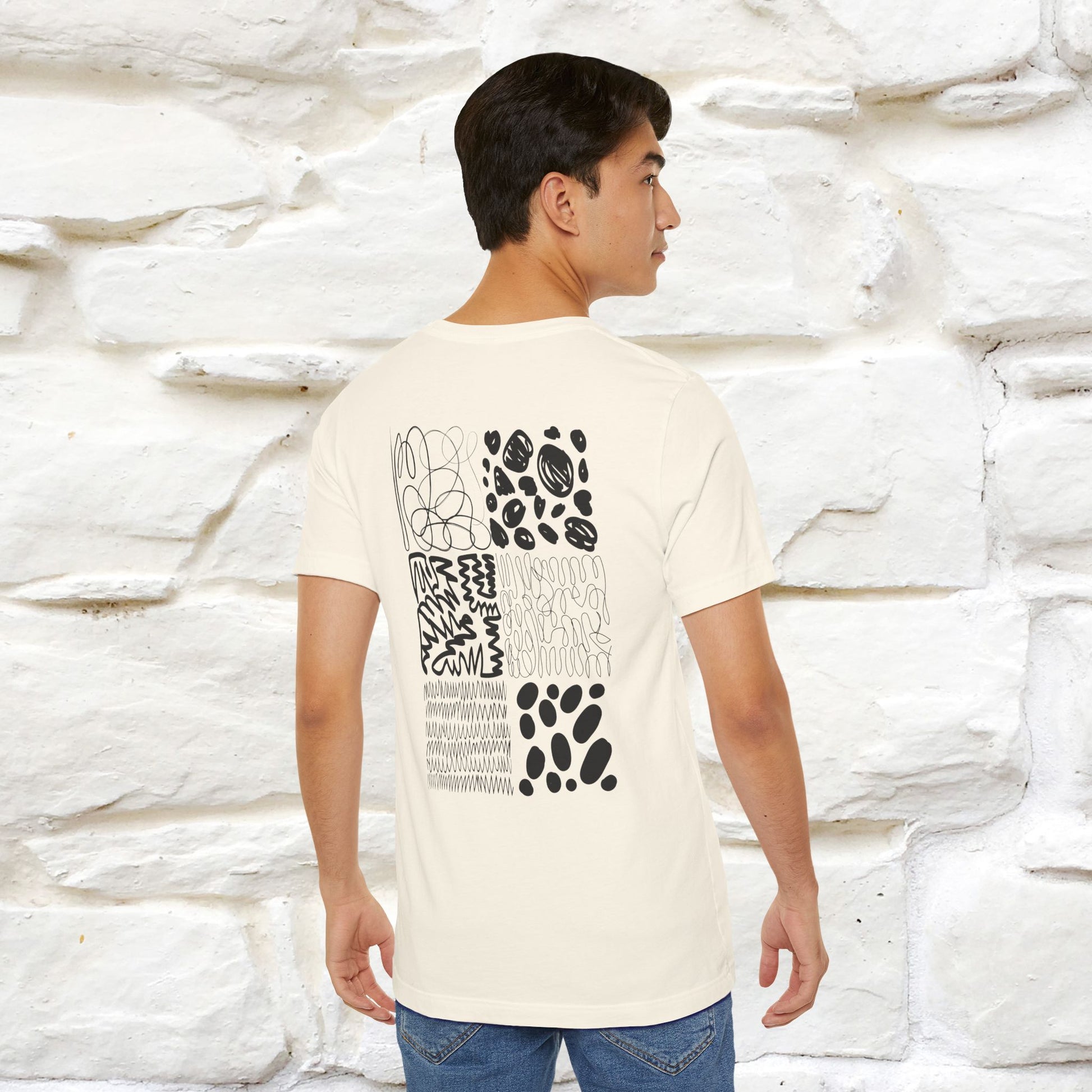 "Caos'' Cat T-Shirt Front and Back Design | Nunu&Miao Studio - Nunu&Miao Studio