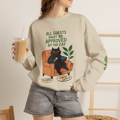 ''All Guests Must Be Approved...'' |Cat Sweatshirt | Nunu&Miao Studio