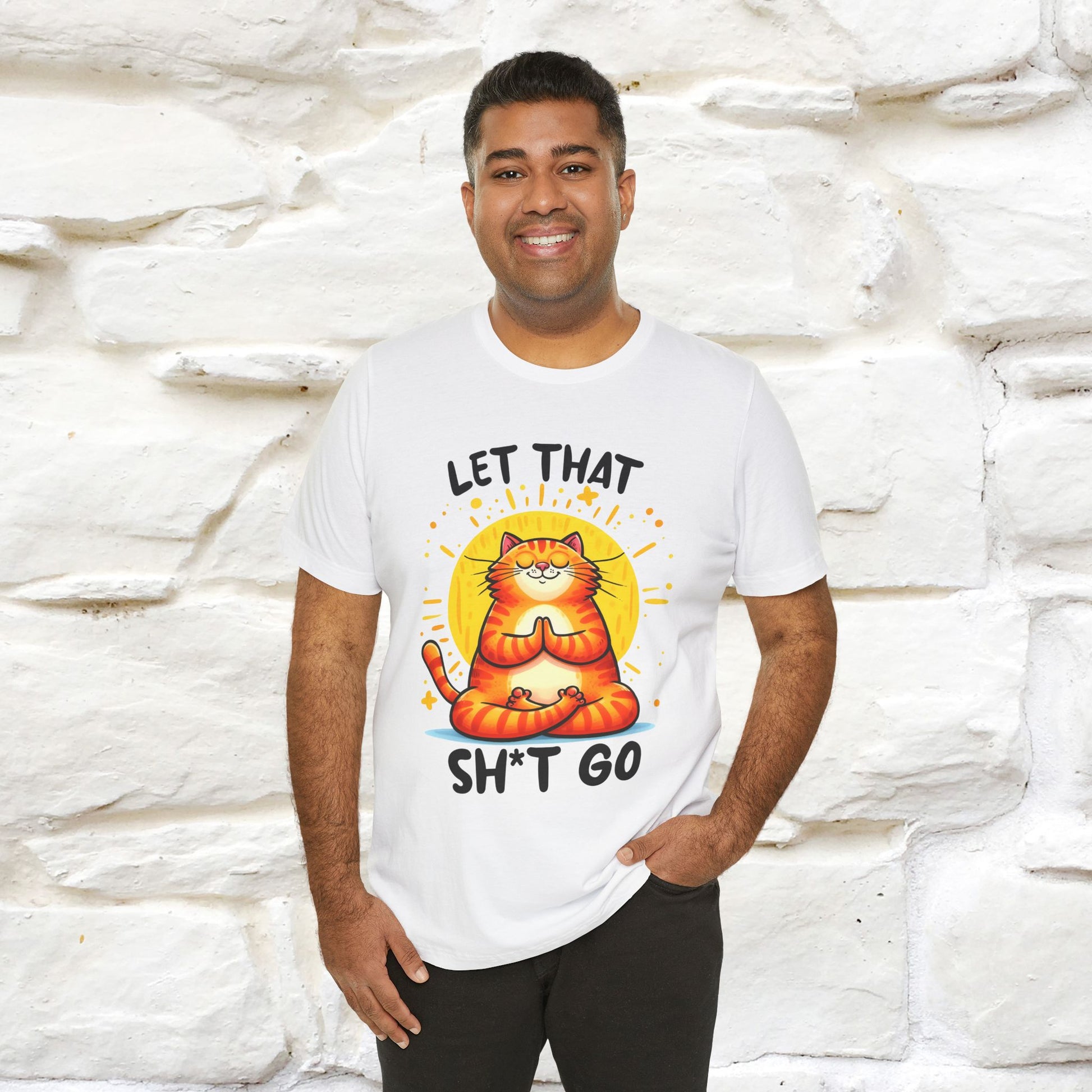 "Let That Sh*t Go" Cat T-shirt |Nunu&Miao Studio - Nunu&Miao Studio
