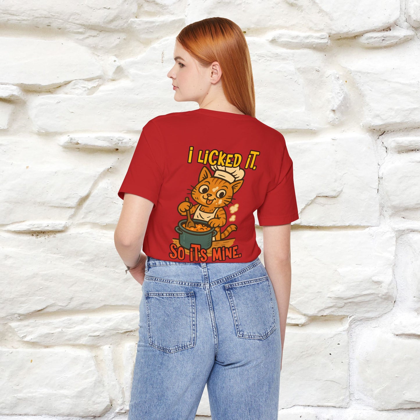 "I Licked It. It's Mine  " |Cat T-Shirt | Nunu&Miao Studio - Nunu&Miao Studio