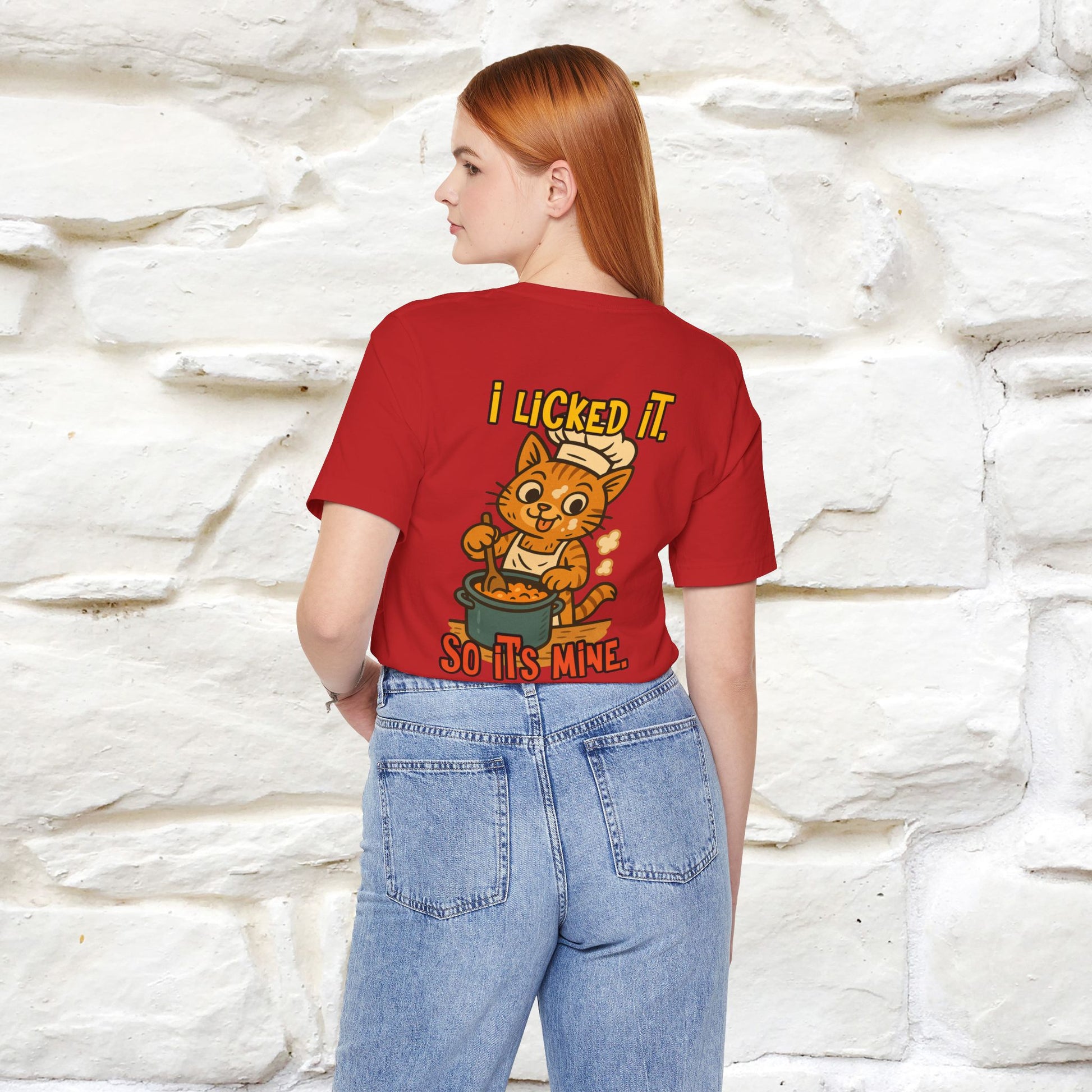 "I Licked It. It's Mine  " |Cat T-Shirt | Nunu&Miao Studio - Nunu&Miao Studio