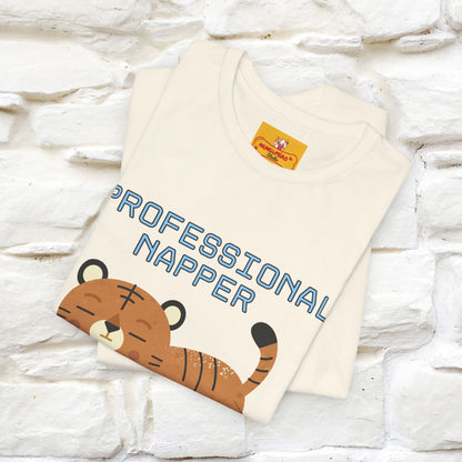 ''Professional napper since birth.''| CatT-Shirt | Nunu&Miao Studio - Nunu&Miao Studio