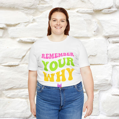 "Remember Your Why" |Cat T-Shirt | Nunu&Miao Studio - Nunu&Miao Studio