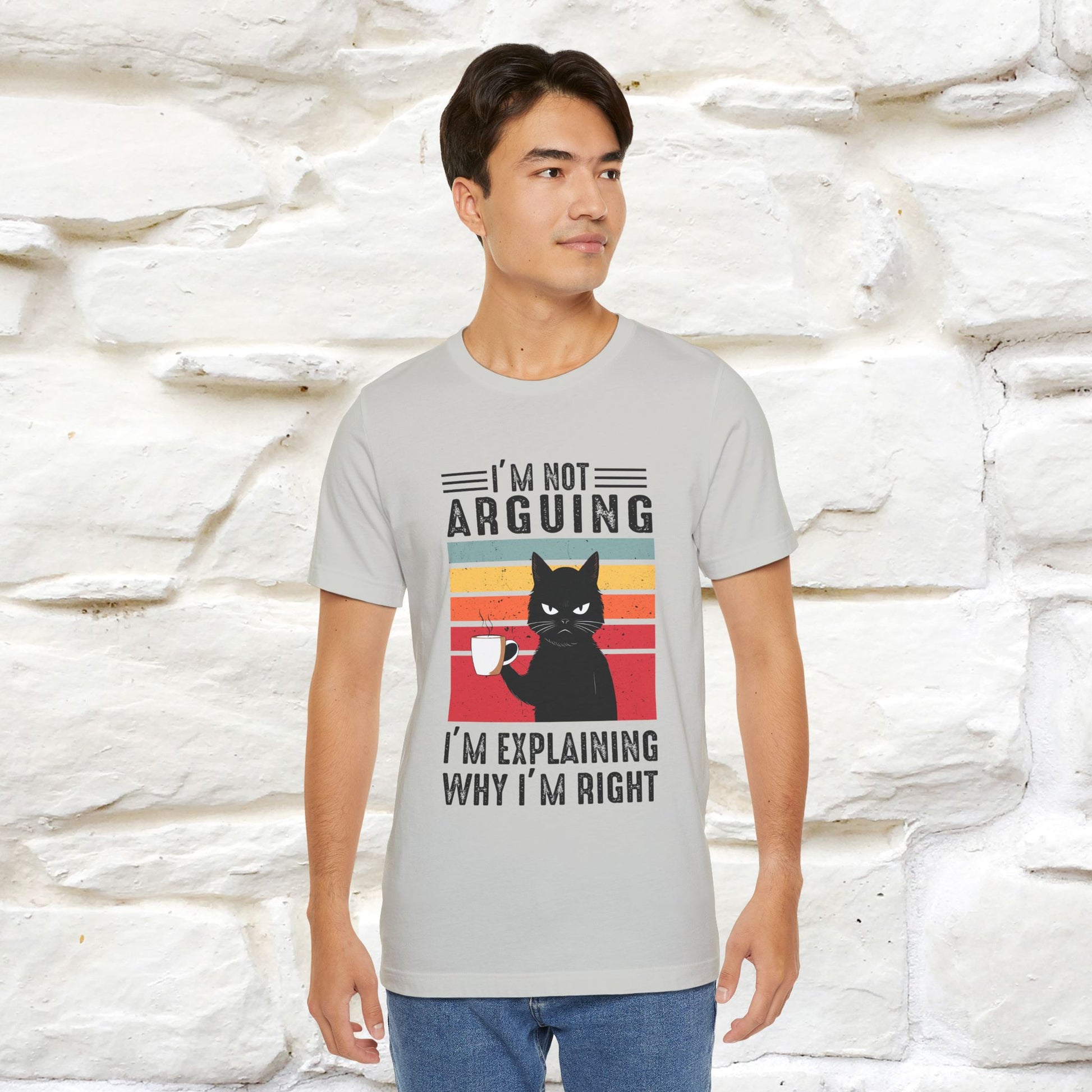 I’m Not Arguing, I’m Explaining Why I’m Right Cat T-Shirt  Nunu&Miao Studio - Nunu&Miao Studio