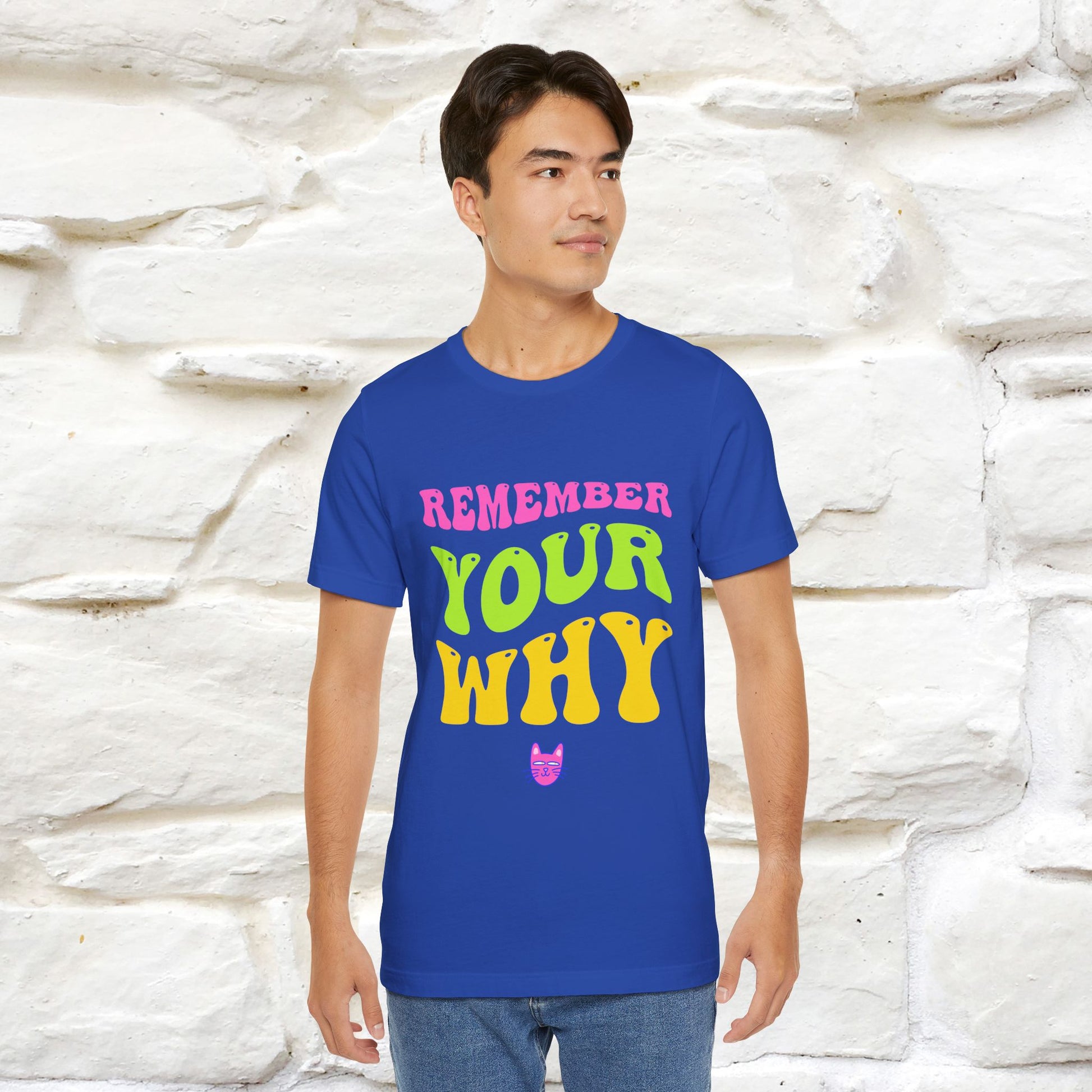 "Remember Your Why" |Cat T-Shirt | Nunu&Miao Studio - Nunu&Miao Studio