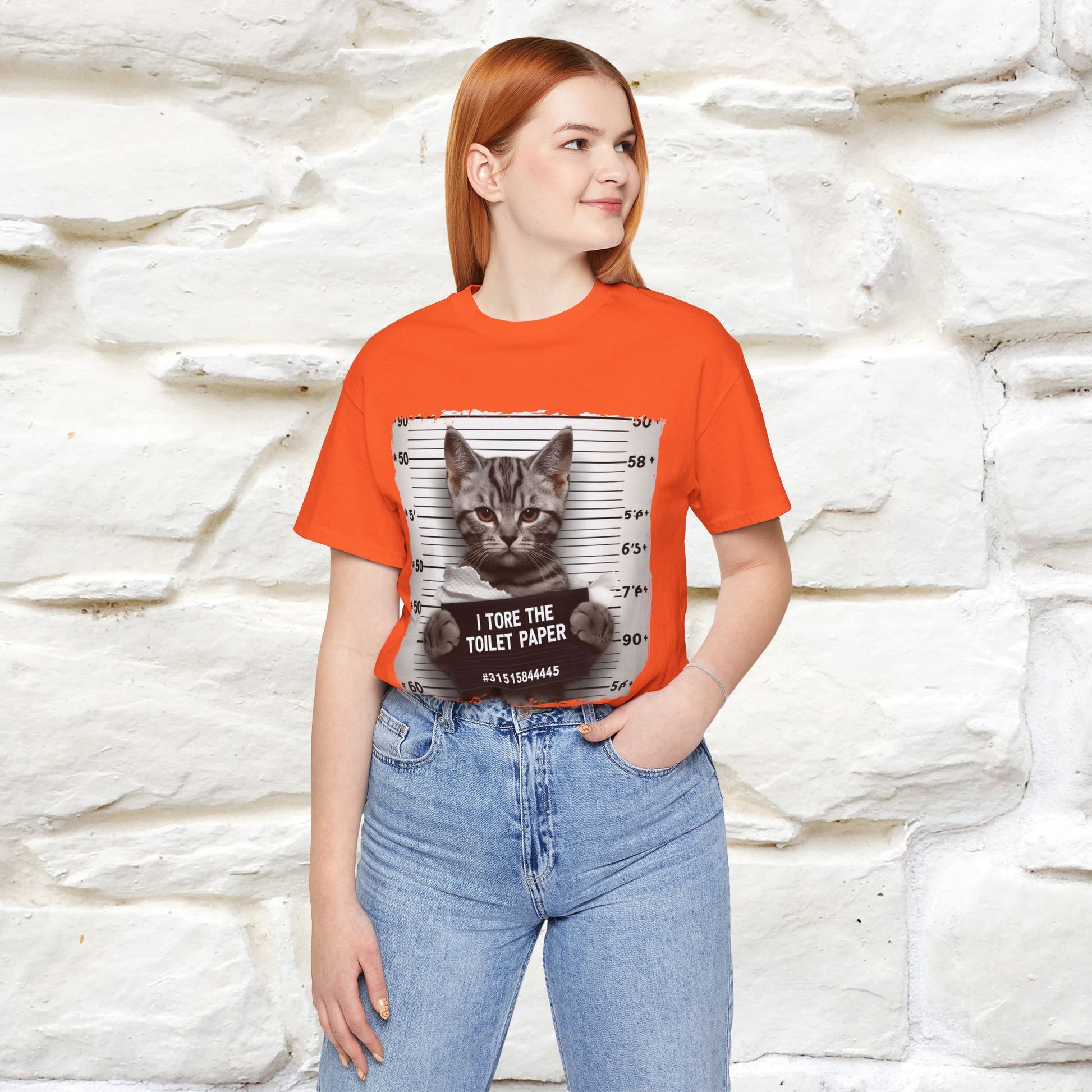 ''I Tore The Toilet Paper'' | Funny Cat T-Shirt | Nunu&Miao Studio - Nunu&Miao Studio